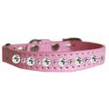 Mirage Pet Products Posh Jeweled Cat CollarLight Pink Size 12 682-02 LPK12
